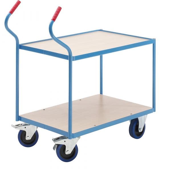 Eurokraftpro Mesa Industrial Rodas, 2 Andares, Altura Dos Andares 235 / 765 mm - M1028470-114366