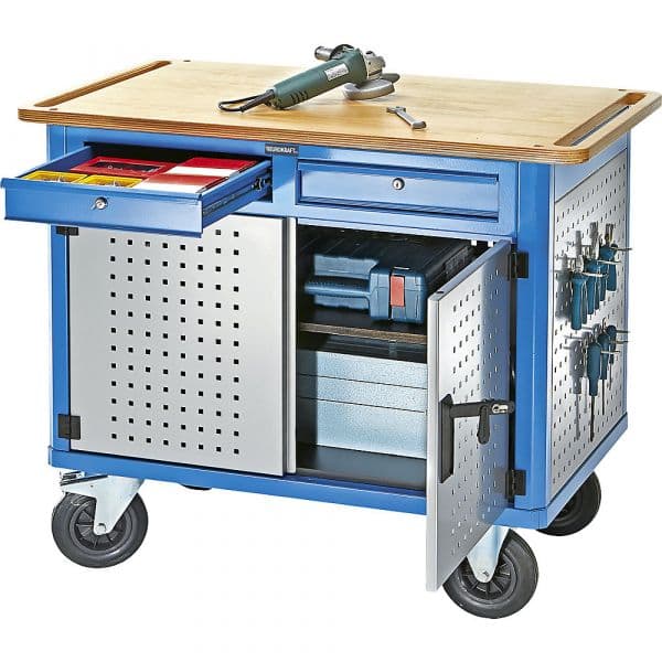 Eurokraft Carro para Montagem, 300 Kg, Cxlxa 1185 X 705 X 1000 mm - M1079567-116929