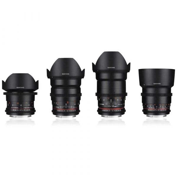 Objetiva Samyang Conjunto Básico II Lentes Sony E DSLR