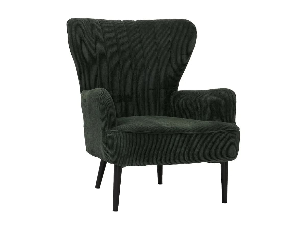 Poltrona de sala MCW-K37, verde escuro