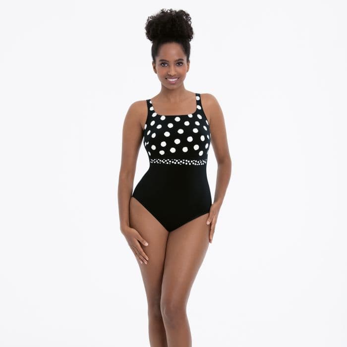 Fato de Banho p/ Protese preto/branco (004.003) (B, 38)