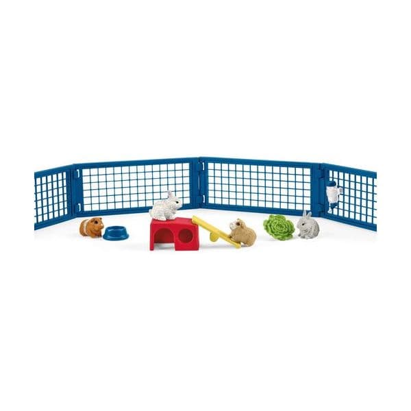 Schleich Farm World 42500 Rabbit + Guinea Pig Hutch - 42500