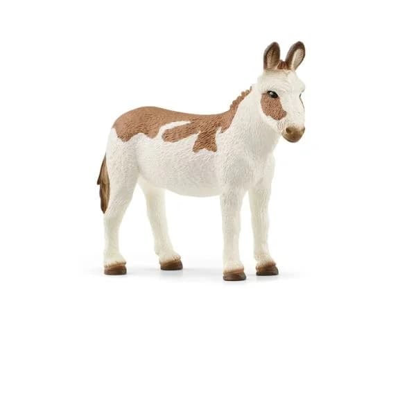 Schleich Farm World Amerikanischer Esel, gefleckt