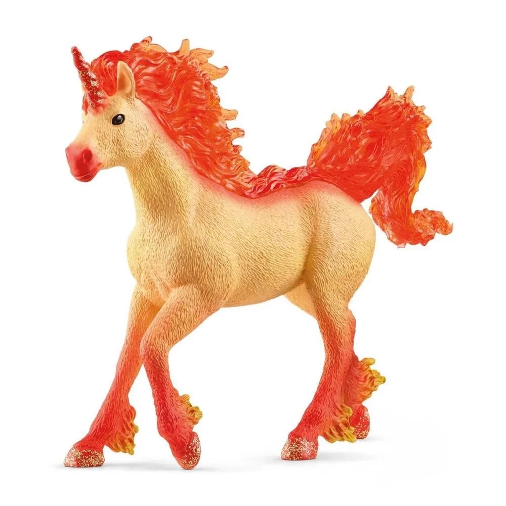 Figurinha SCHLEICH Bayala Elementa Feuereinhorn Hengst / Preto / 1866375