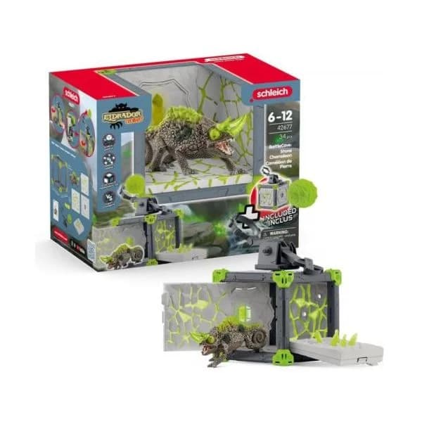 Schleich Eldrador Criaturas BattleCave Stone Chamaleons - 42677