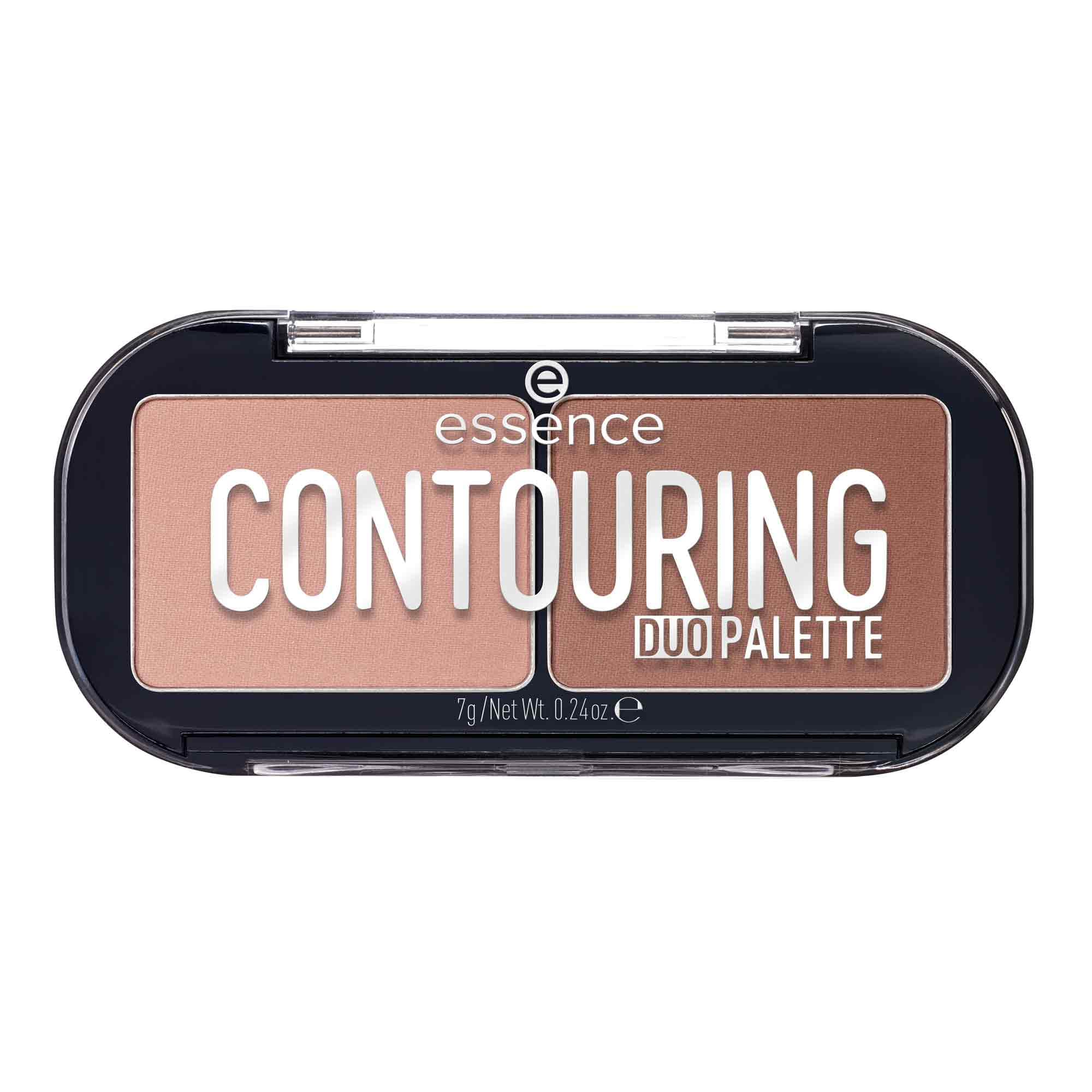 Essence Contouring Duo Palette Paleta para Contorno de Rosto Tom 10 Lighter Skin 7g