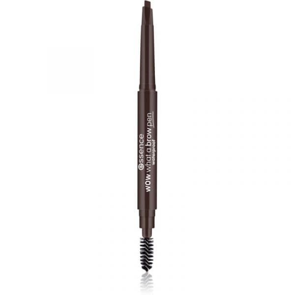 Essence Wow What a Brow Lápis de Sobrancelhas com Escova Tom 04 Black-brown 0,2 g
