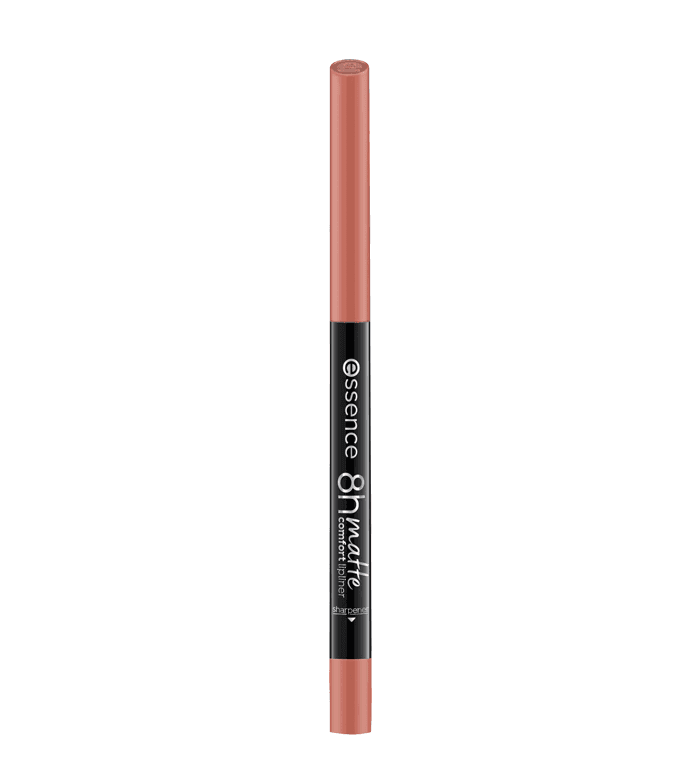 Essence 8h Matte Comfort Lápis Mate para Lábios com Apontador Tom 03 Soft Beige 0,3g