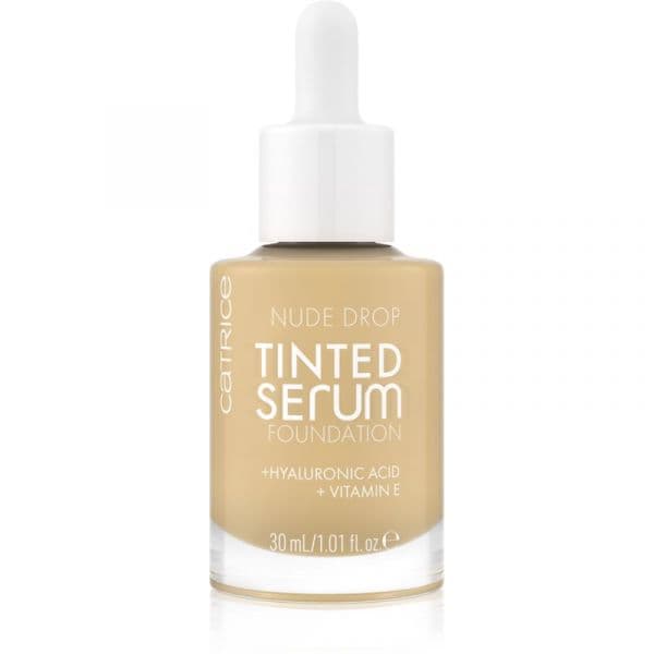 Catrice Nude Drop Tinted Sérum Foundation Cuidado Tom 020W 30ml