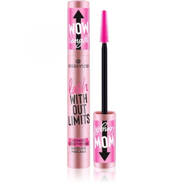 Essence Lash Without Limits Extreme Máscara de Alongamento e Volume Tom Black 13 ml