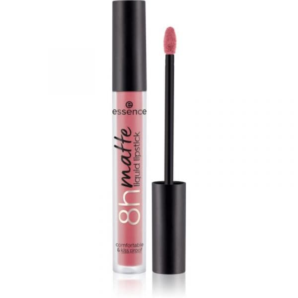 Essence 8h Matte Batom Líquido com Efeito Mate Tom 15 Vintage Rose 2,5 ml