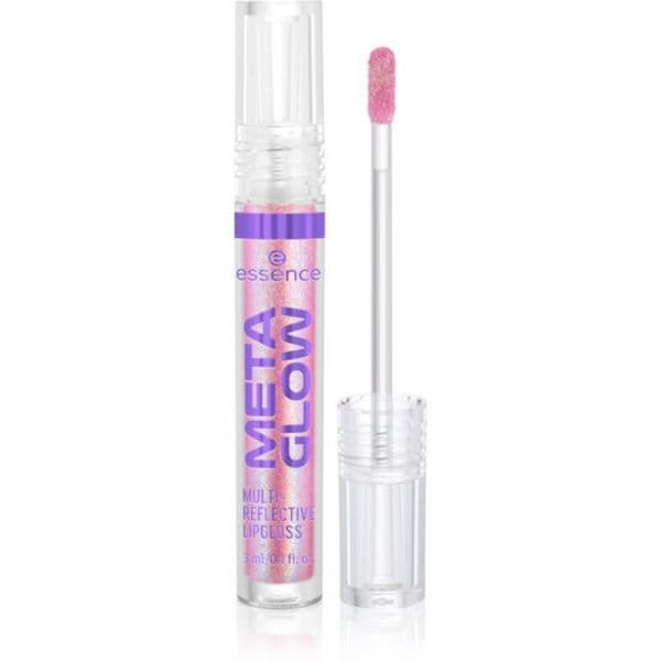 Essence Meta Glow Multi-reflective Brilho de Lábios com Efeito Holográfico Tom 03 Pink Vision 3 ml