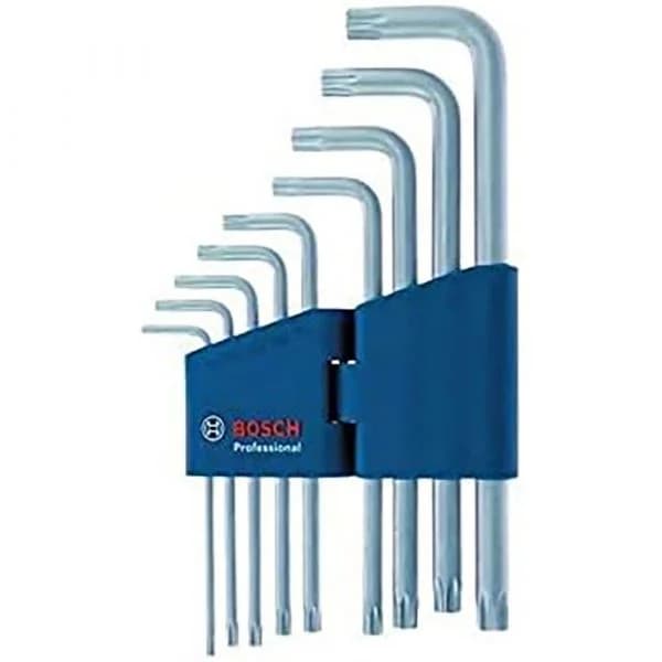 Bosch Professional 1600a01th4 Torx Key 9 Units Azul