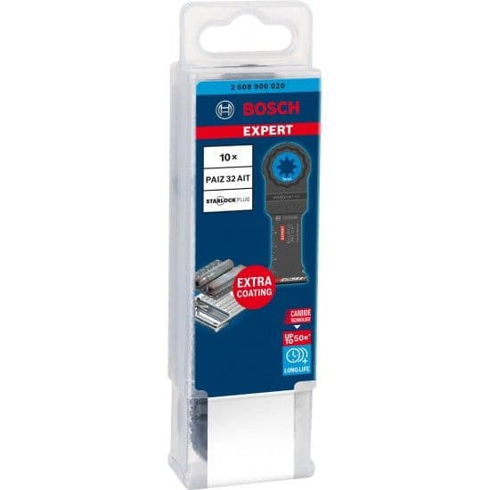 Lâmina PAIZ 32 AIT EXPERT MetalMax 50 x 32 mm 10 un. refª 2608900020 BOSCH