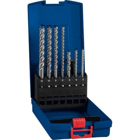 Kit Brocas para martelo EXPERT SDS plus-7X, 5/6/6/8/8/10/12 mm, 7 unidades refª 2608900195 BOSCH