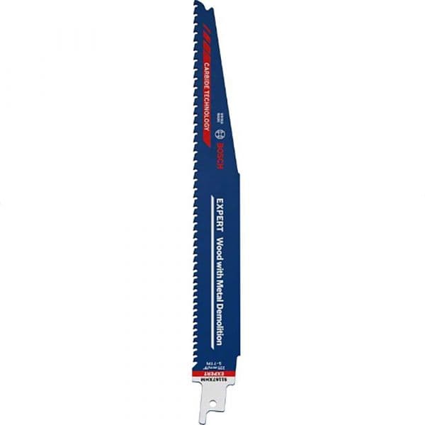 Bosch Conjunto Professional Expert S1167xhm Wood With Lâmina de Demolição de Metal Corte de Serra 3 Unidades Azul