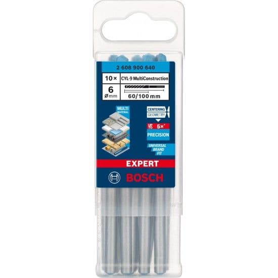 Bosch Broca Expert CYL-9 Multiconstruction 6X60X100MM D 6MM 10 Un. - 10082633