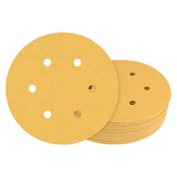 Bosch Professional Expert C470 150 Mm 6p G220 Eccentric Griptape 50 Units Dourado