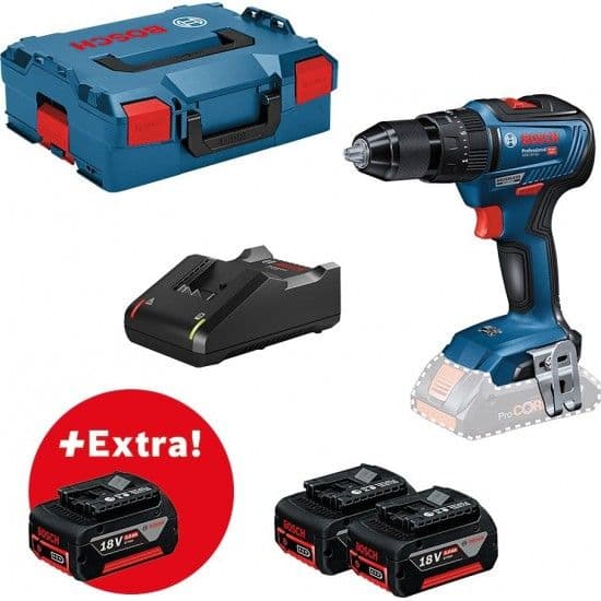 Aparafusadora com percussão sem fio GSB 18V-55 Professional refª 0615990L86 BOSCH