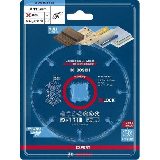 Bosch Disco Abrasivo Expert Carbide Multi Wheel X-lock 115MM 22.23 - 10082987