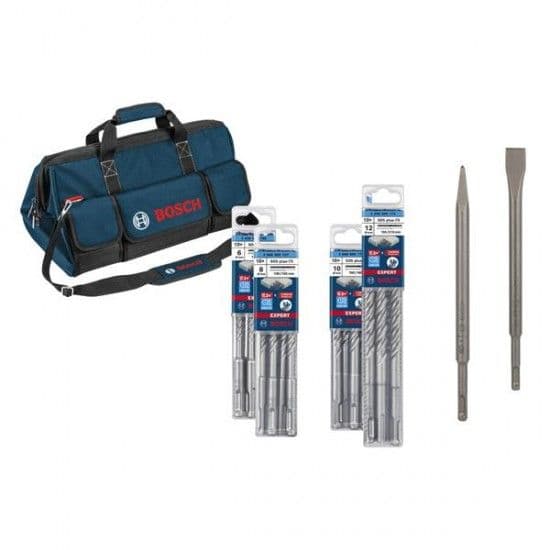 Kit construção com brocas e cinzéis refª 061599760X BOSCH