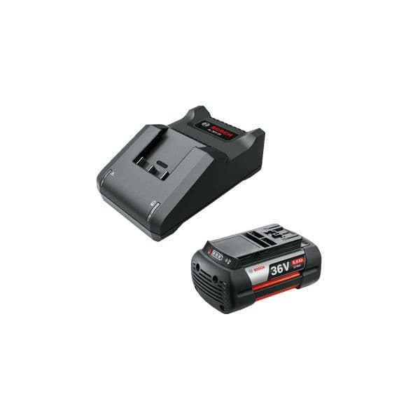 Bosch Conjunto Básico Starter Set 36V (GBA 36V 6.0 Ah + AL 36V-20) com Carregador Negro