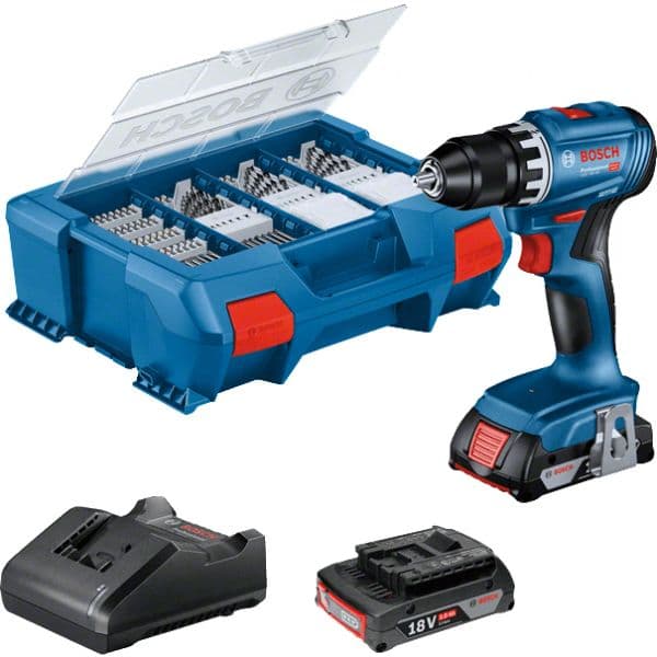 Bosch Aparafusadora Sem Fios GSR 18V-45 Professional 18V 2x2.0Ah