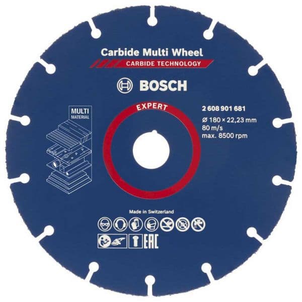 Bosch Expert 180 Mm Carbide Multi Wheel Azul