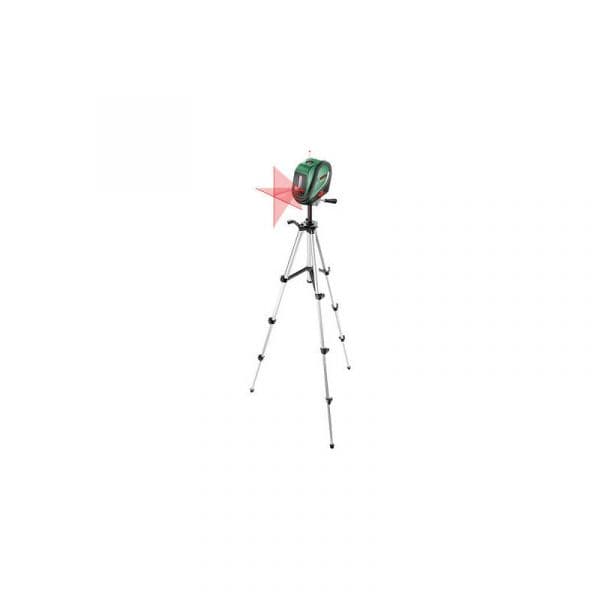 Bosch Laser de Linhas Cruzadas UniversalLevel 3 Maxi-Set com Haste Telescópica e Linha Vertical a 90° Vermelho