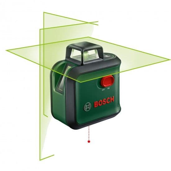 Bosch Laser de Linhas Cruzadas AdvancedLevel 360 Verde/Preto