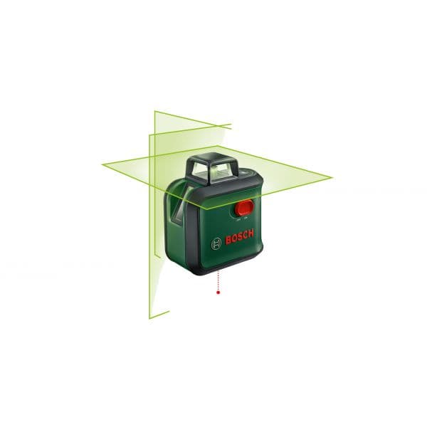 Bosch Laser de Linhas Cruzadas AdvancedLevel 360 Verde/Preto