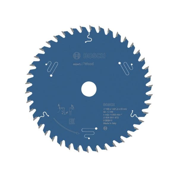 Bosch Disco de Serra Circular Expert for Wood 168x20x1,8/1,2 mm T42 para Madeira