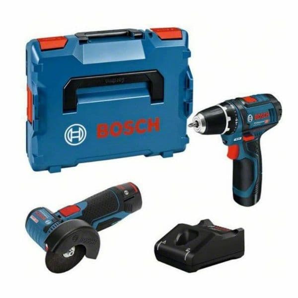 Bosch Kit Mini Rebarbadora GWS 12V-76 76MM + Aparafusadora GSR 12V-15 Professional 0615990N2U