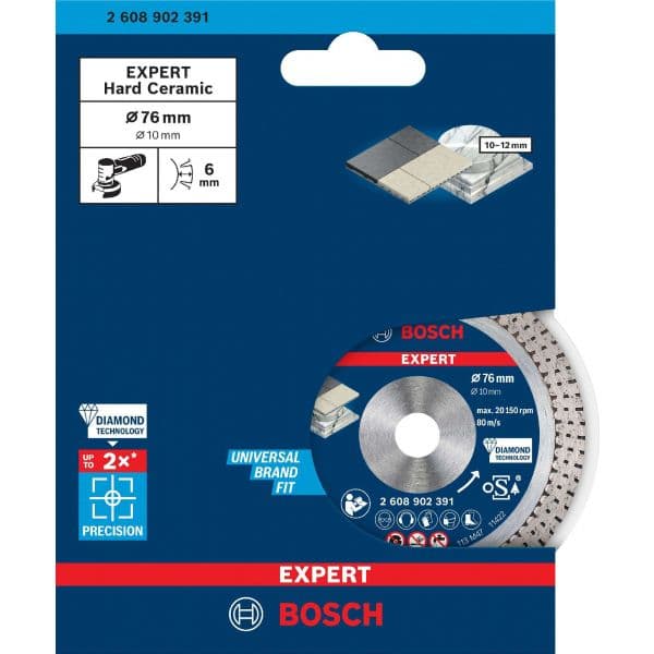 Bosch Disco de Diamante de Corte EXPERT Hard Ceramic 76 mm