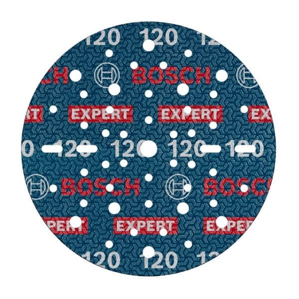 Bosch Disco de Lixa EXPERT O780, 150mm, G120, 50 Unidades