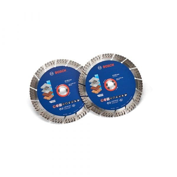 Bosch 230 Mm Expert Multimaterial Disc 2 Unidades Transparente
