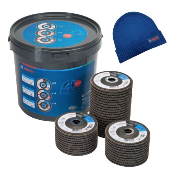 Bosch Discos de Lamelas X551 Expert for Metal 125mm 40 Unidades Grão 40/60/80