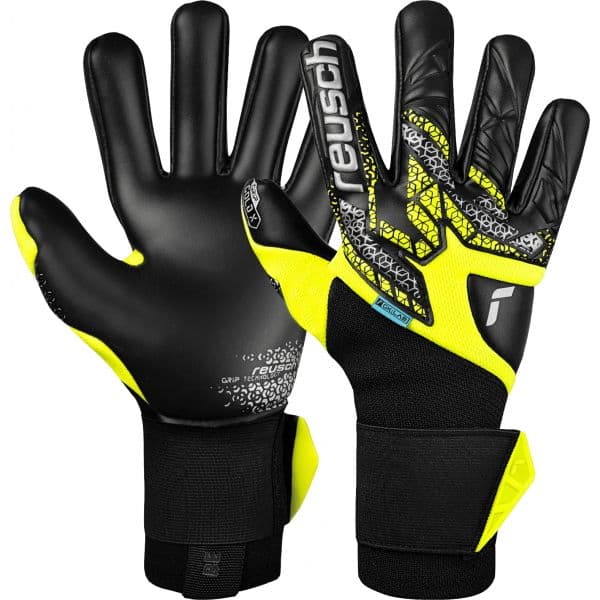 Reusch Luvas de Guarda-redes Attrakt Gold Nc Gravity Goalkeeper Gloves 5570975-2025 8,5 Preto