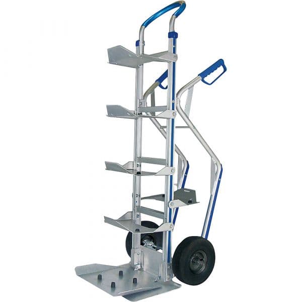 Kaiser+kraft Carro para Sacos em Alumínio Water Bottle, Lxp da Pá 460 X 305 mm, 250 Kg - M7739423-563550