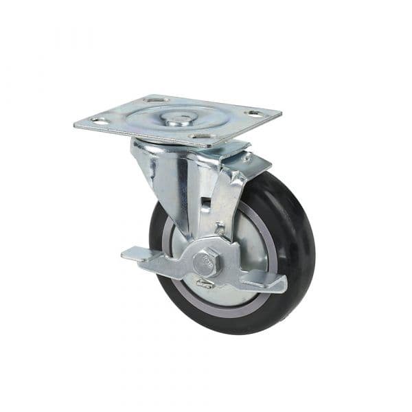 Roda Orientável com Travão, Ø 125 X 35 mm, para Carro de Ferramentas