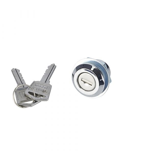 Kaiser+kraft Fechadura de Cilindro Redonda, Incl. Chave, para Kmw 130 Msrt Prateado - M9558687-480234