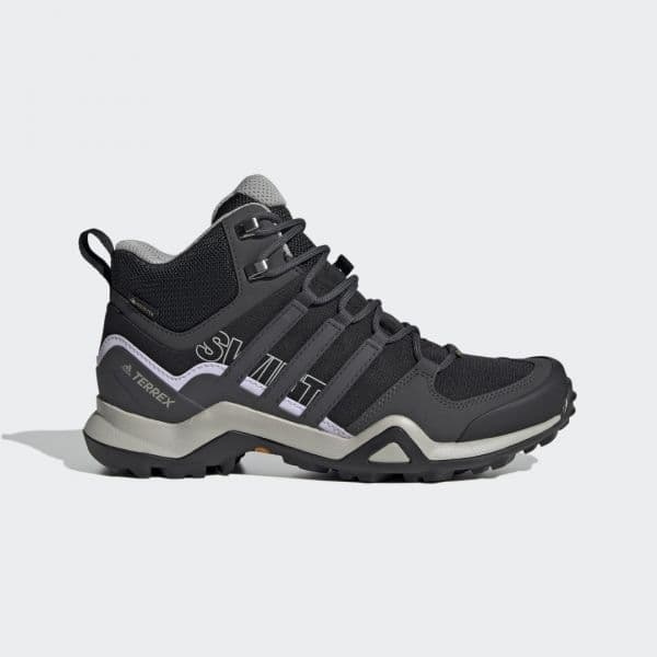 Adidas Sapatos Outdoor Swift R2 Mid GORE-TEX TERREX Core Black / Dgh Solid Grey / Purple Tint 36 2/3 - EF3357-36 2/3