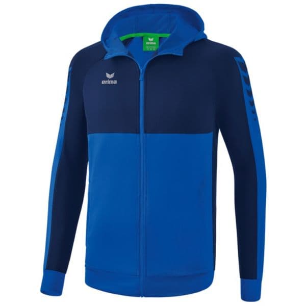 Erima Casaco com Capuz Six Wings 1032206 XXL Azul