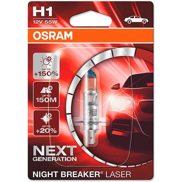 Osram Lâmpada H1 12V/55W Night Breaker Laser® Blister 12V - 64150NL-01B