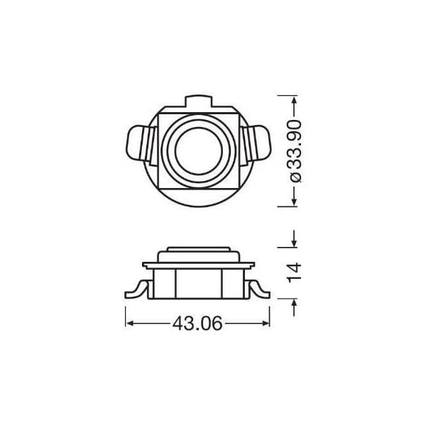 Osram Adaptador Ledriving P/led H7 - 64210DA03-1
