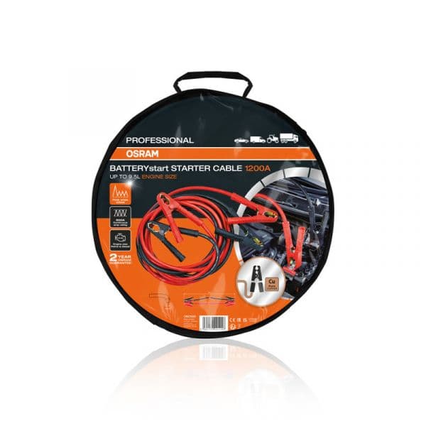 Osram Cabos de Arranque Profissional Professional Startercable 1200A Cobre - OSC500