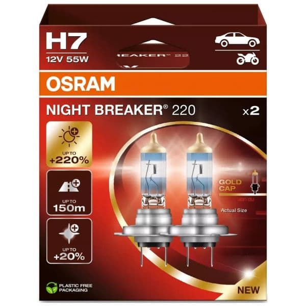 Osram H7 Night Breaker 220 ( 2 lâmpadas )