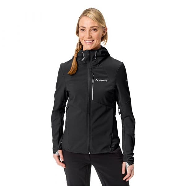 Vaude Larice Iv Softshell Jacket Preto 38 Mulher