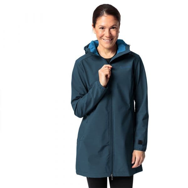 Vaude Moena Softshell Parka Azul 38 Mulher