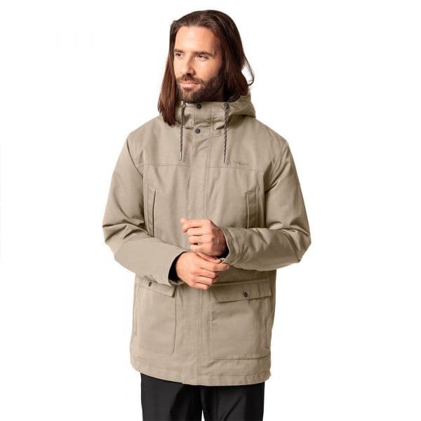 Vaude Manukau Ii Parka Beige M Homem
